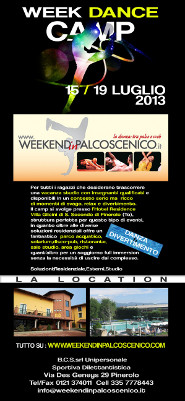 WEEK DANCE CAMP 2013